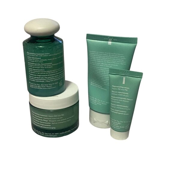 Origins Rejuvenating Skincare 4-Piece Travel Set Lotion Treatment Serum Cleanser - Picture 2 of 16